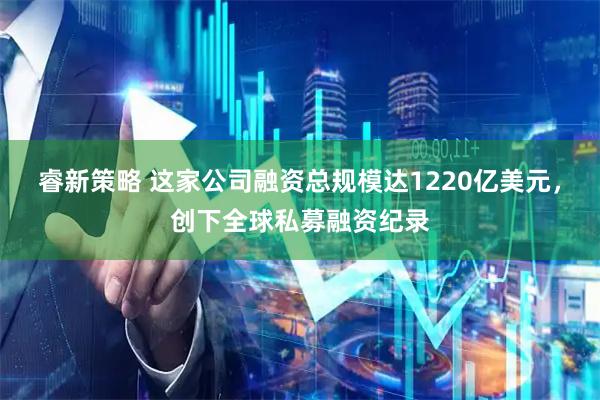 睿新策略 这家公司融资总规模达1220亿美元，创下全球私募融资纪录