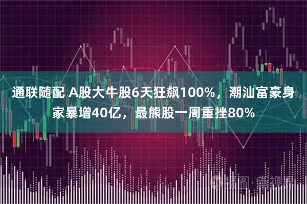 通联随配 A股大牛股6天狂飙100%，潮汕富豪身家暴增40亿，最熊股一周重挫80%