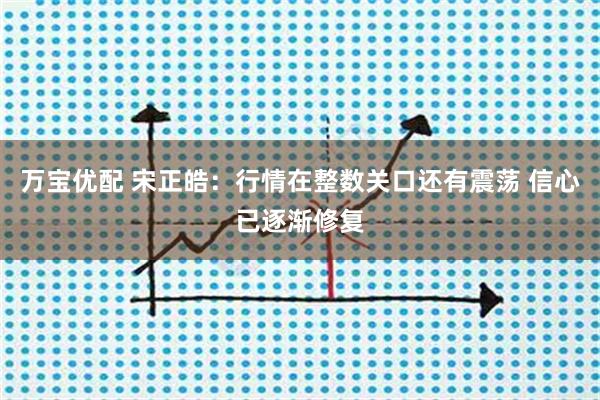 万宝优配 宋正皓：行情在整数关口还有震荡 信心已逐渐修复