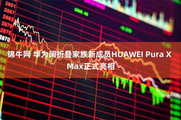 锦牛网 华为阔折叠家族新成员HUAWEI Pura X Max正式亮相