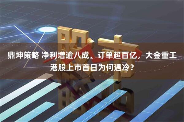 鼎坤策略 净利增逾八成、订单超百亿，大金重工港股上市首日为何遇冷？